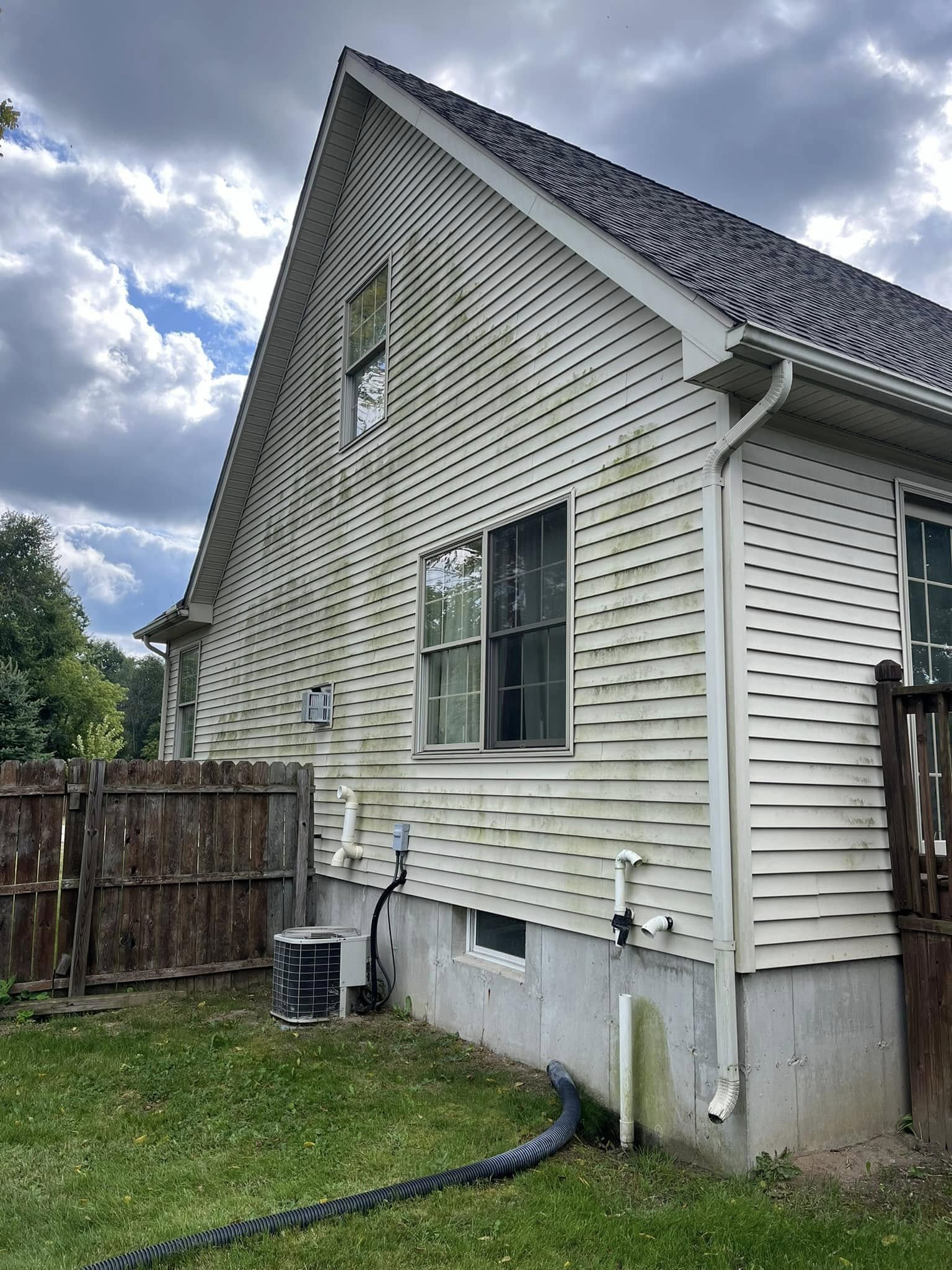 Dirty house before cleaning